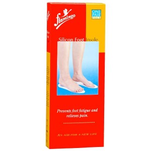 Flamingo Silicon Foot Insole Small