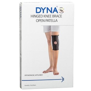 DYNA Hinged Knee Brace Open Patella Medium