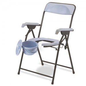 Foldable Commode Chair U Cut